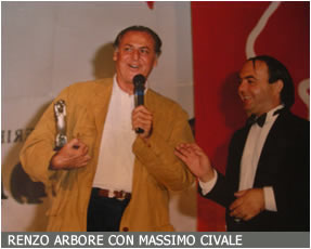 Renzo Arbore e Massimo Civale